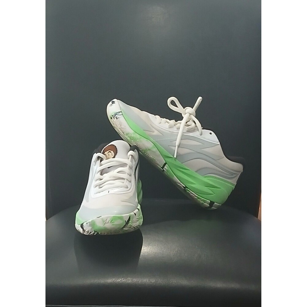 Puma LaMelo Ball MB.02. Green/Cool Grey. Men Size 5.5/Women Size 7.